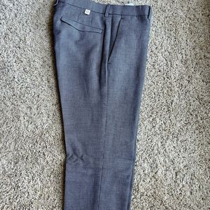 Men’s Zara navy blue print slim fit pants